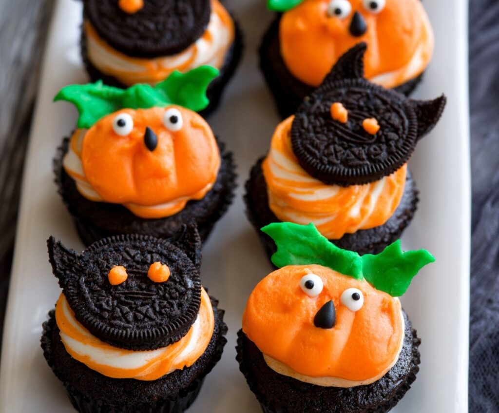 Easy Halloween Cupcakes