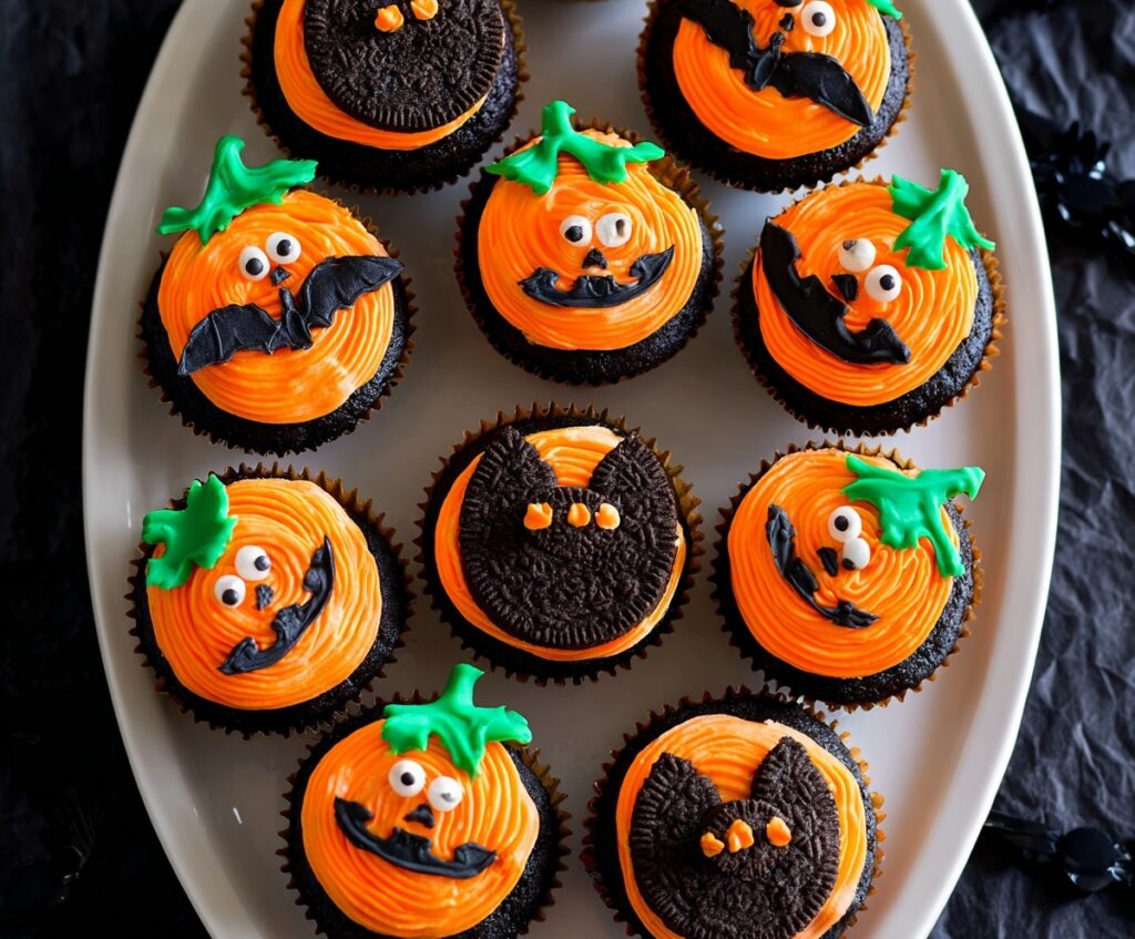 Easy Halloween Cupcakes