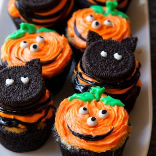 Easy Halloween Cupcakes