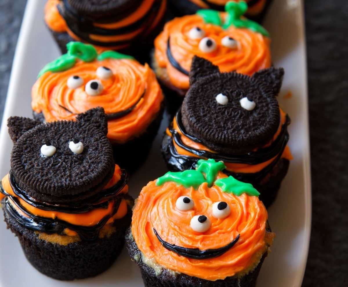 Easy Halloween Cupcakes