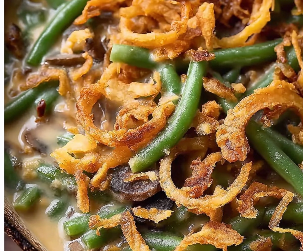 Mouthwatering Make Ahead Green Bean Casserole