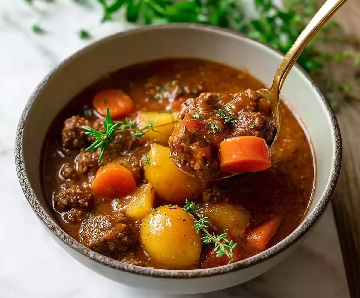 One-Pot Ground Beef Stew