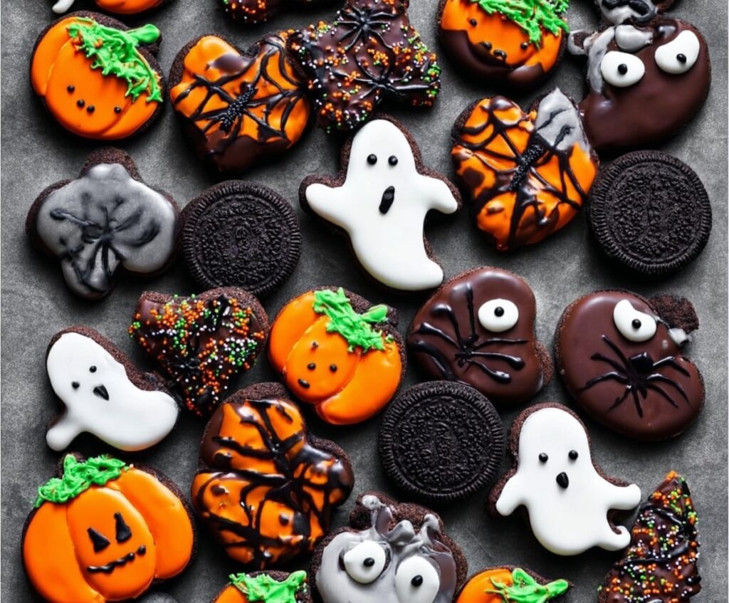 Halloween Chocolate Cookies