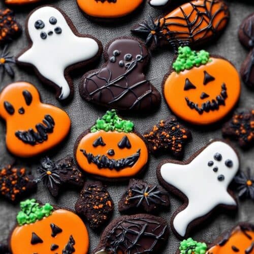 Halloween Chocolate Cookies