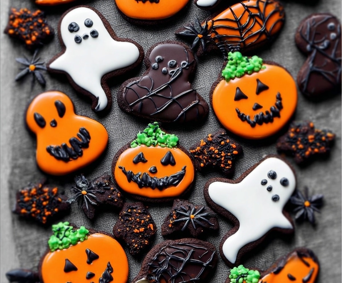 Halloween Chocolate Cookies