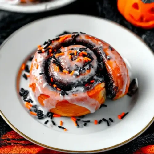 Halloween Cinnamon Rolls