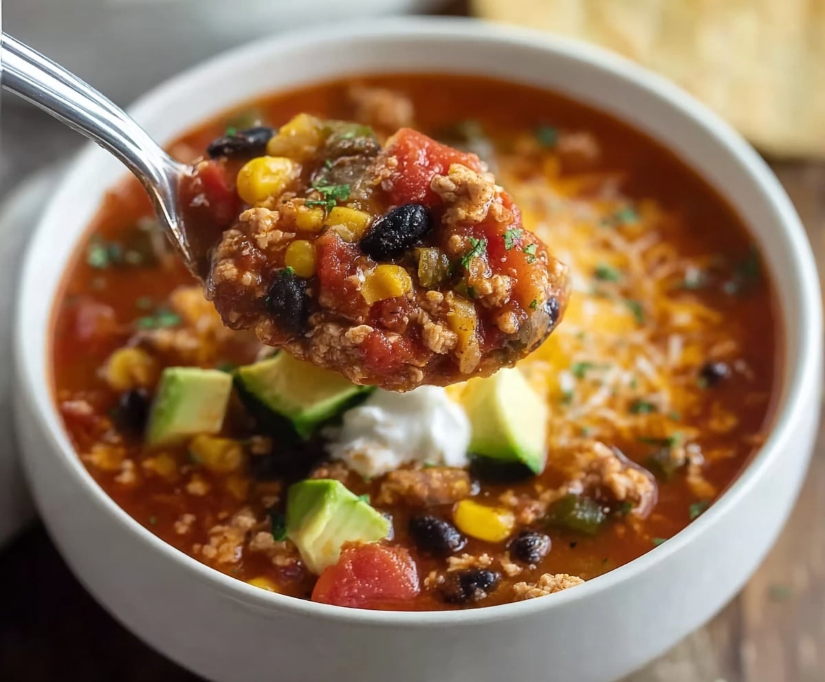 Instant Pot Turkey Veggie Chili