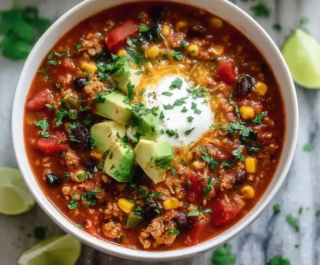Instant Pot Turkey Veggie Chili