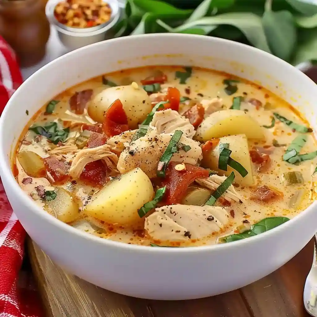 Marry Me Chicken and Potato Soup