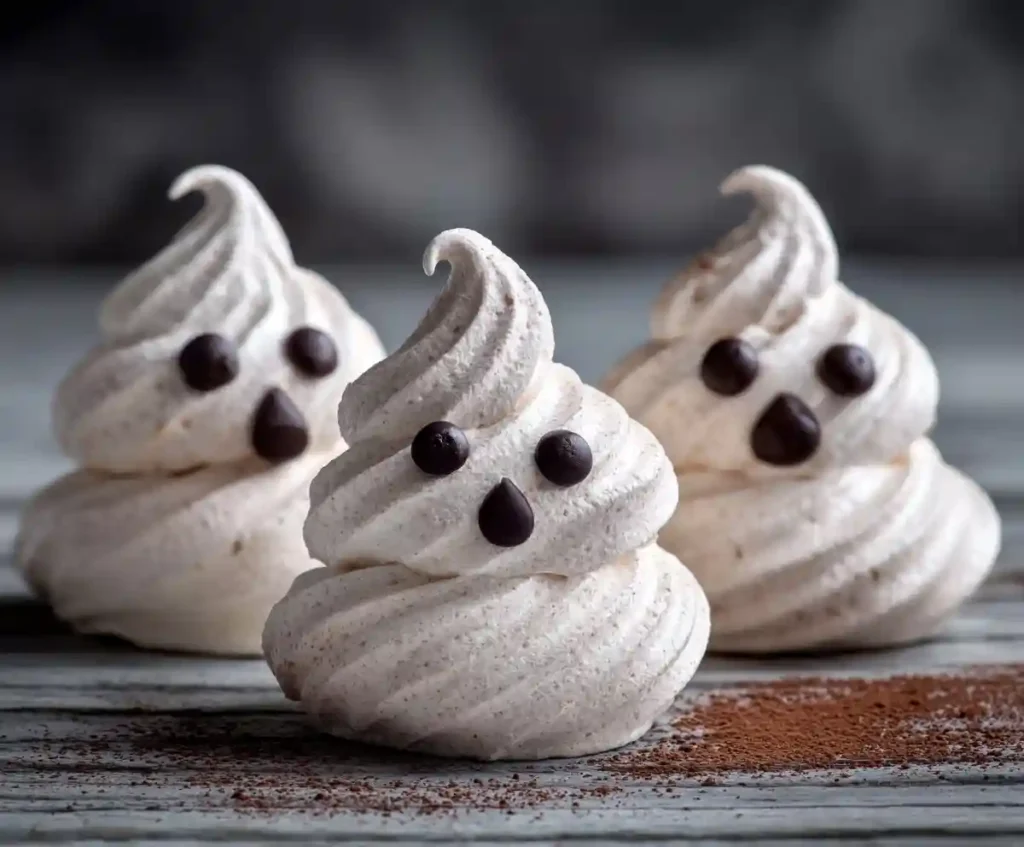 Ghost Meringues