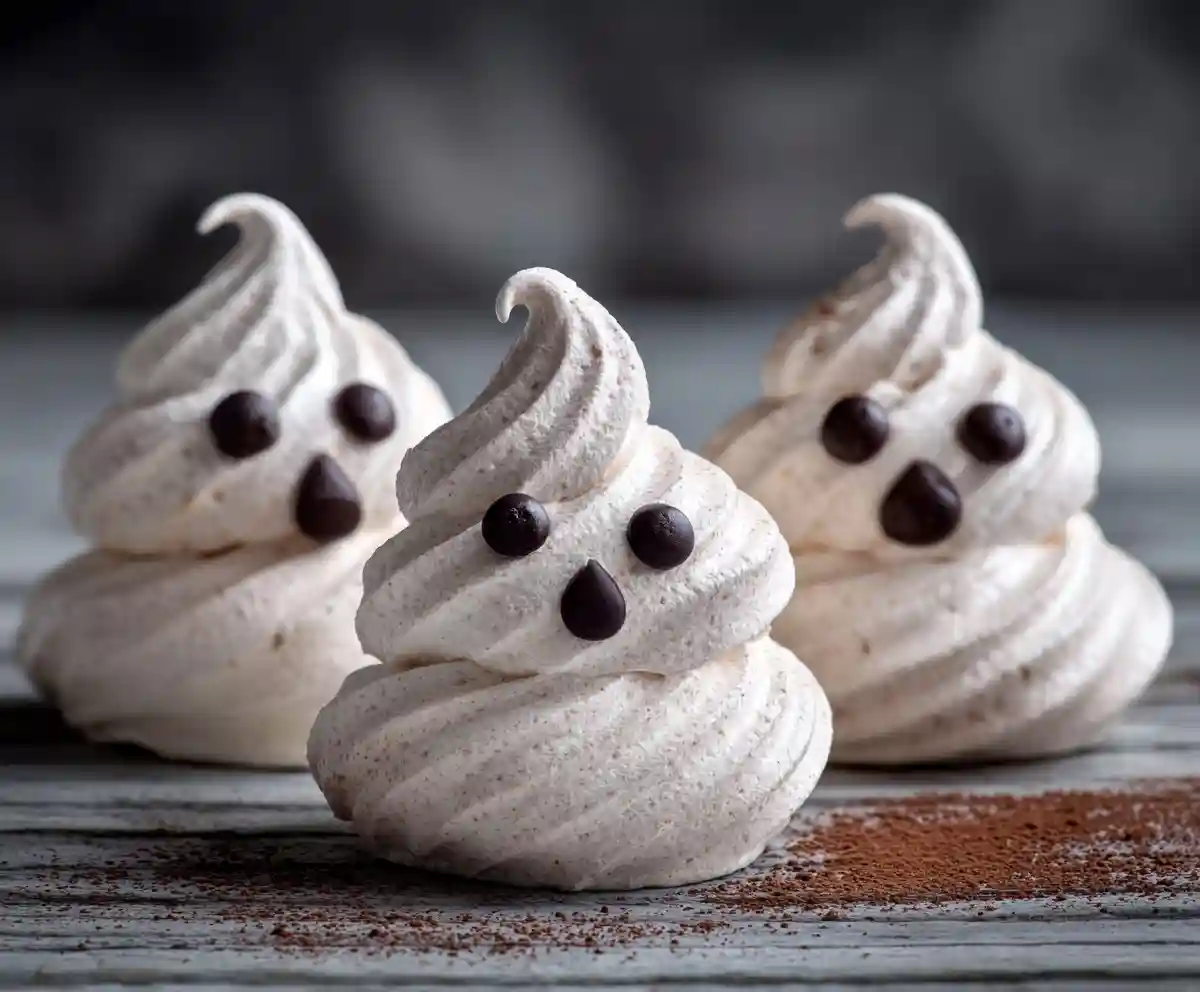 Ghost Meringues