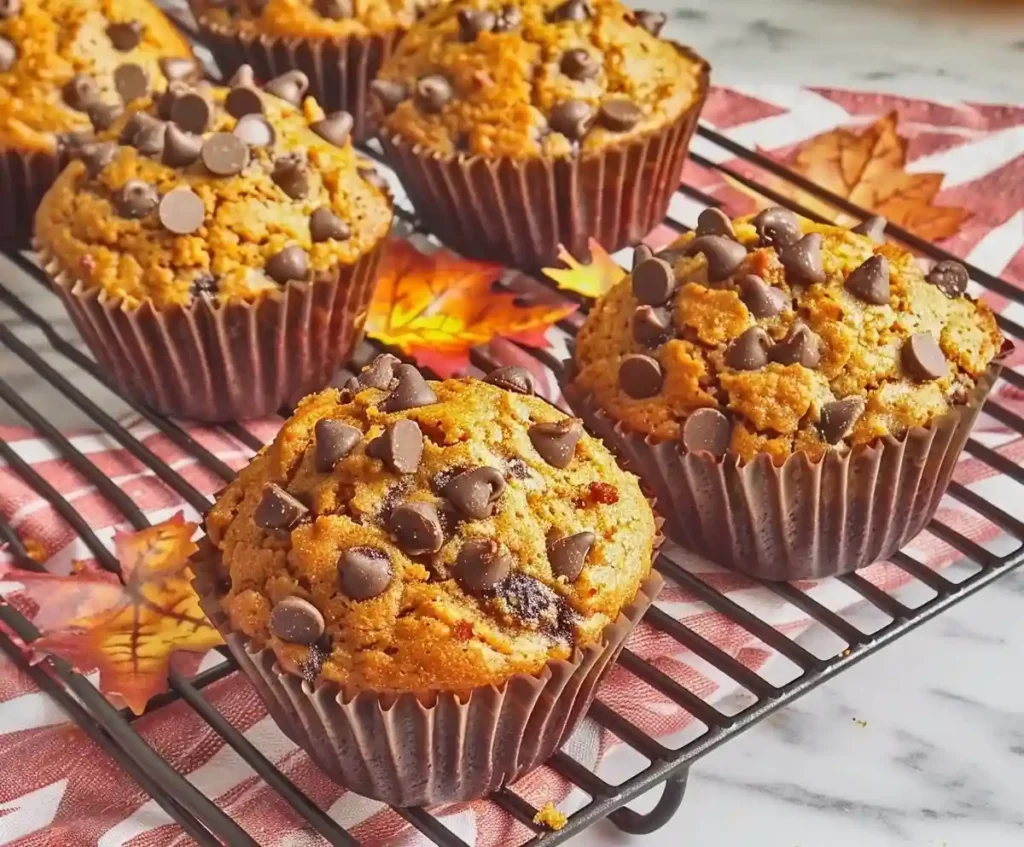 Pumpkin Chocolate Chip Muffins