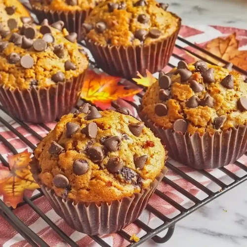 Pumpkin Chocolate Chip Muffins