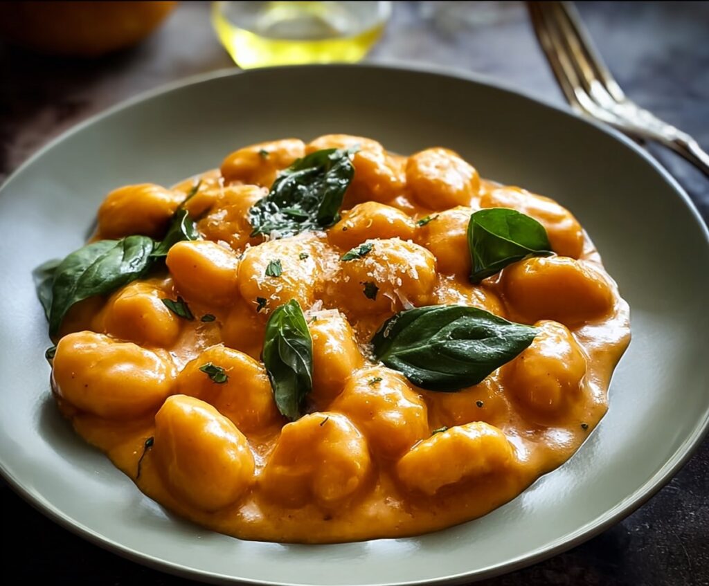  creamy pumpkin gnocchi