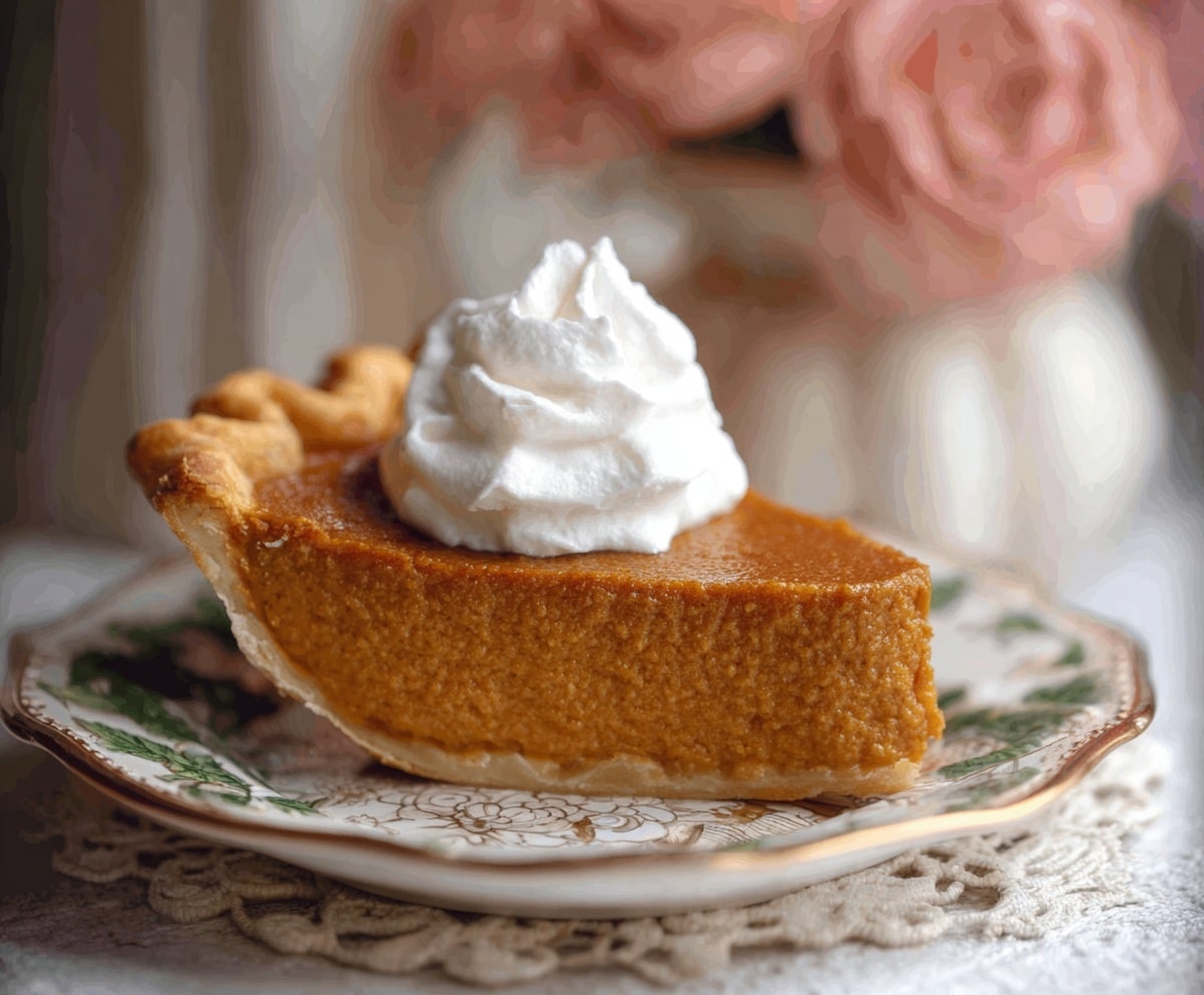 Pumpkin Pie with One Secret Ingredient