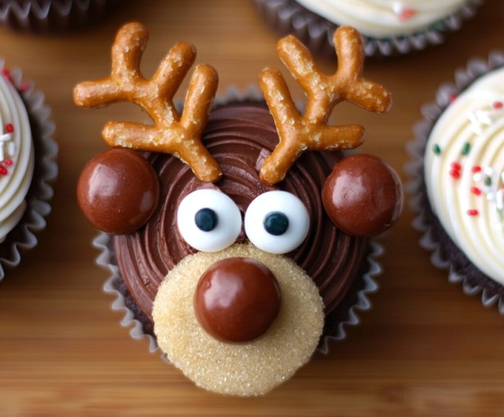 reindeer cupcakes