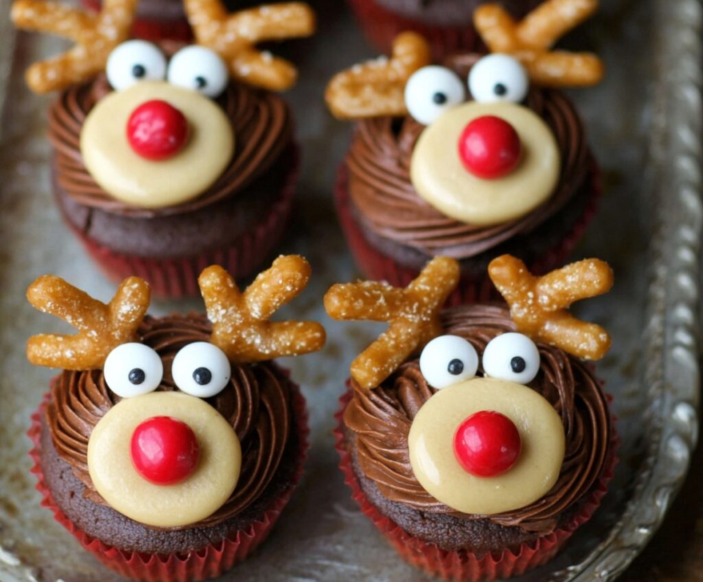 reindeer cupcakes