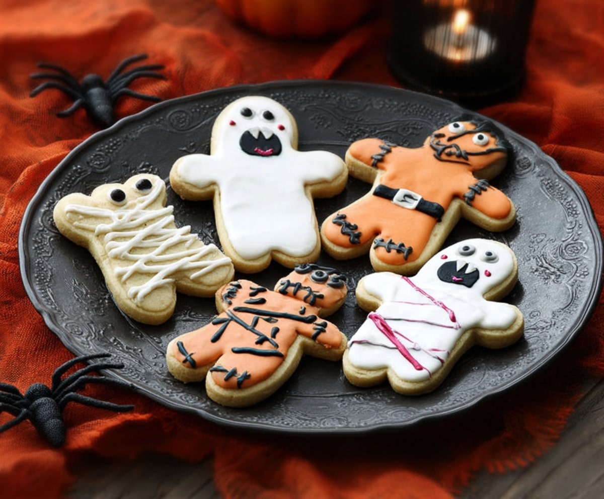 Scary Halloween cookies