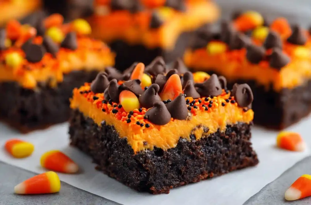 halloween brownies