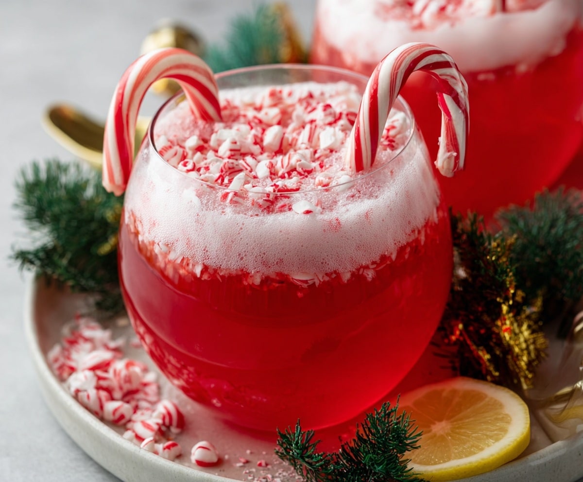 Candy Cane Christmas Punch