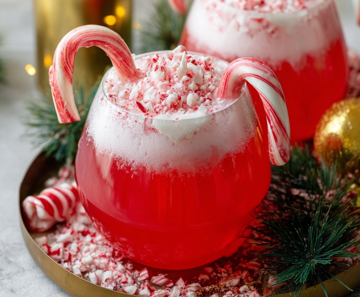 Candy Cane Christmas Punch