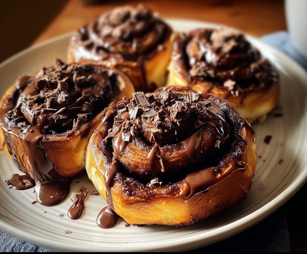 Chocolate Cinnamon Rolls
