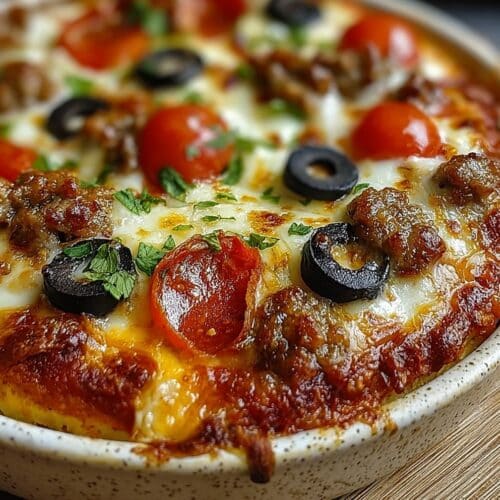 Cottage Cheese Pizza Bowl