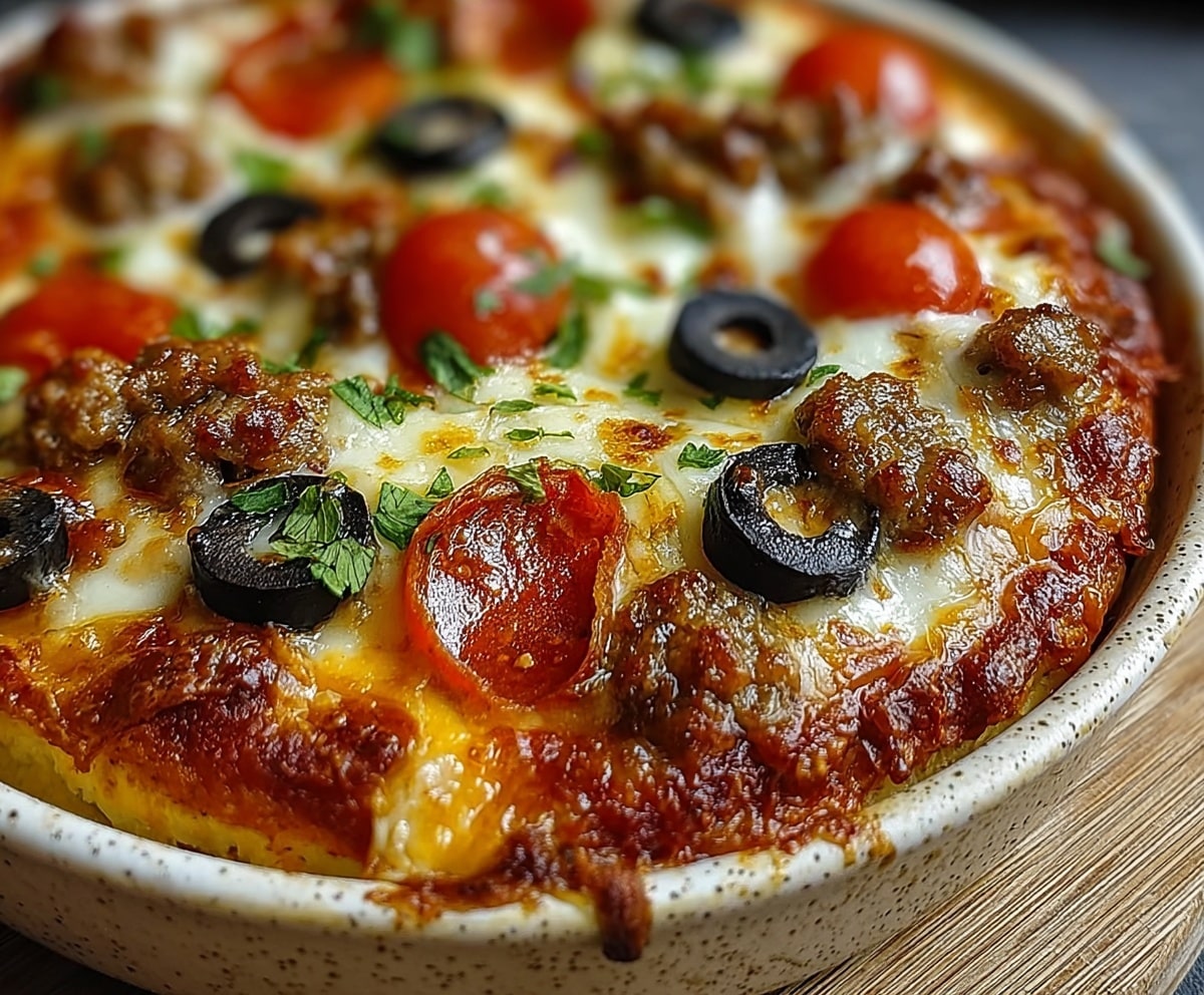 Cottage Cheese Pizza Bowl