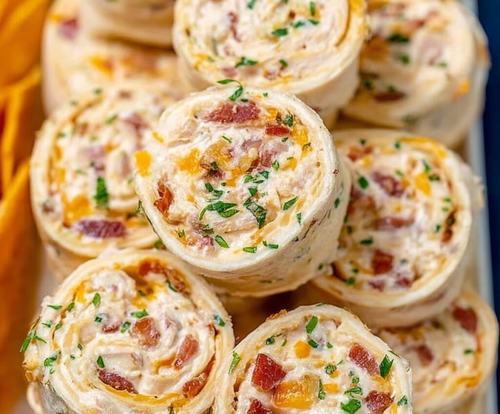 crack chicken pinwheels