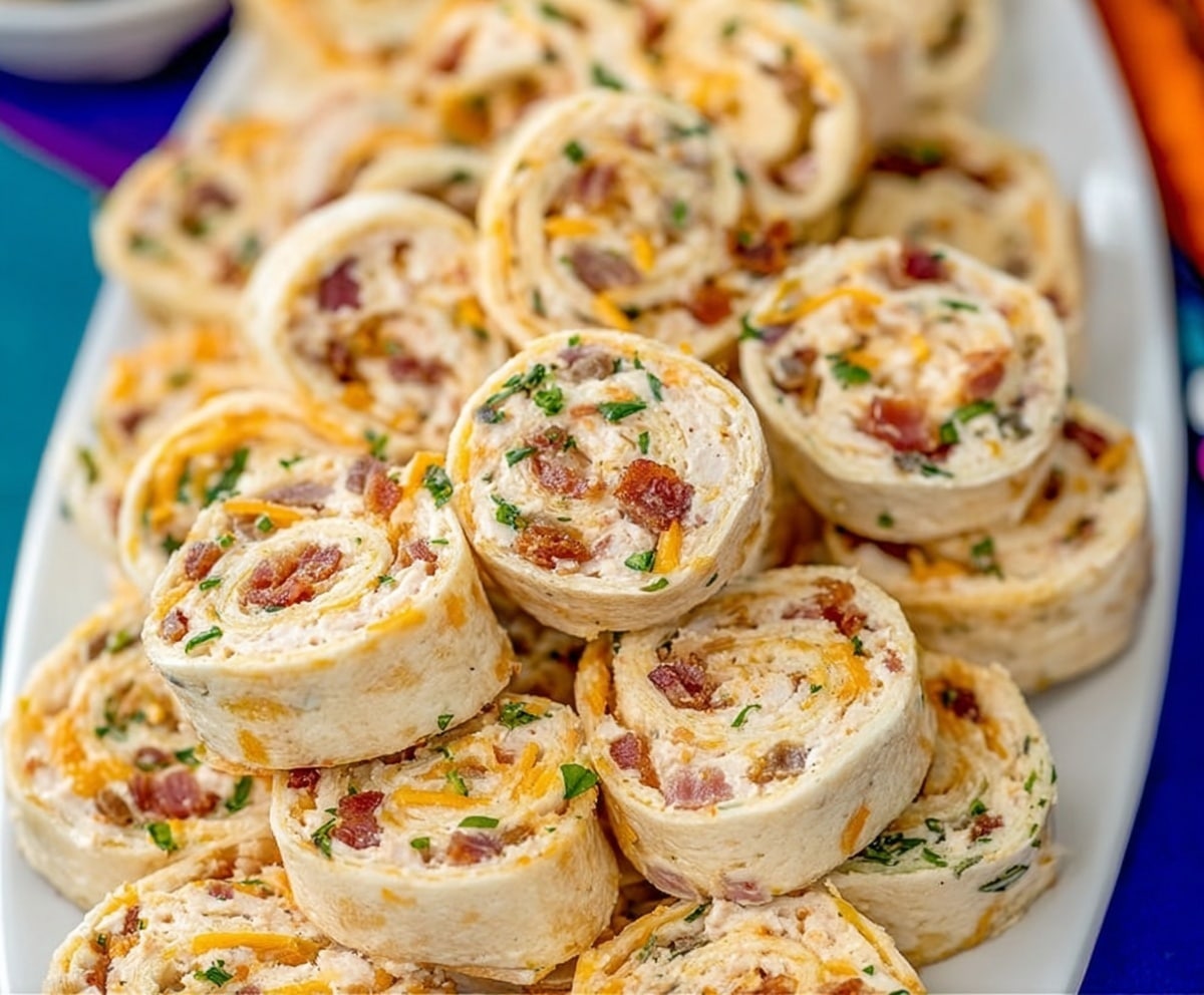 crack chicken pinwheels