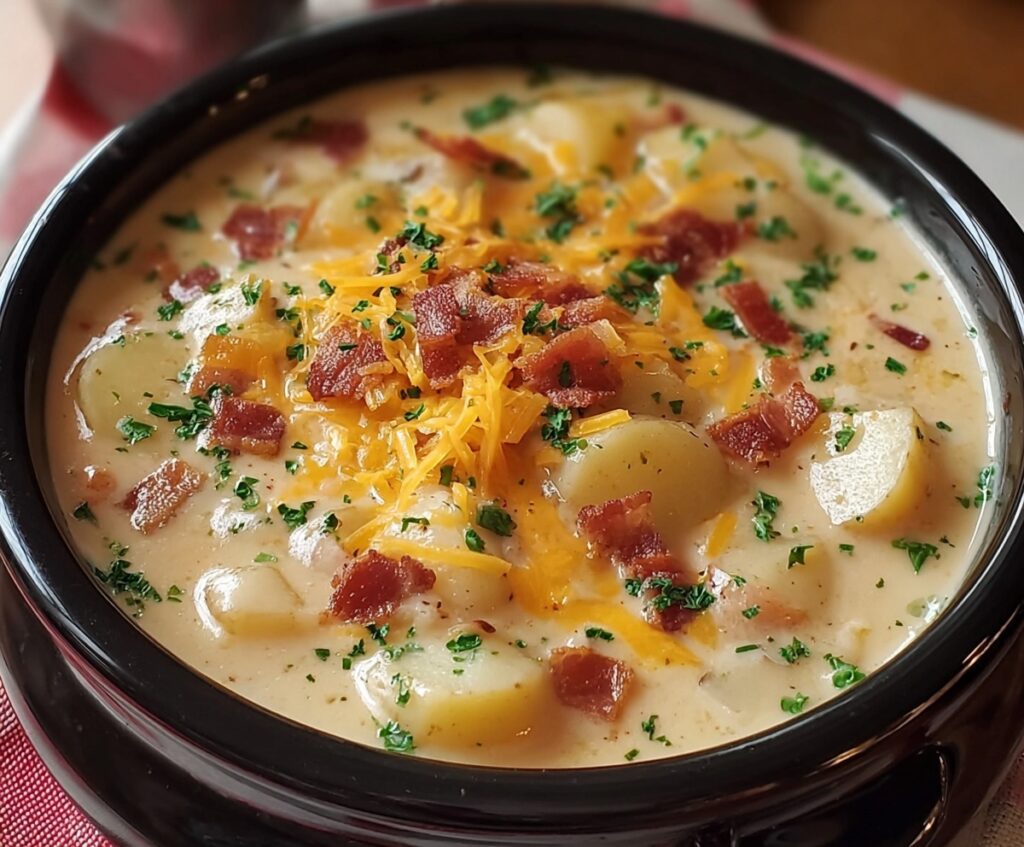 Crock Pot Crack Potato Soup
