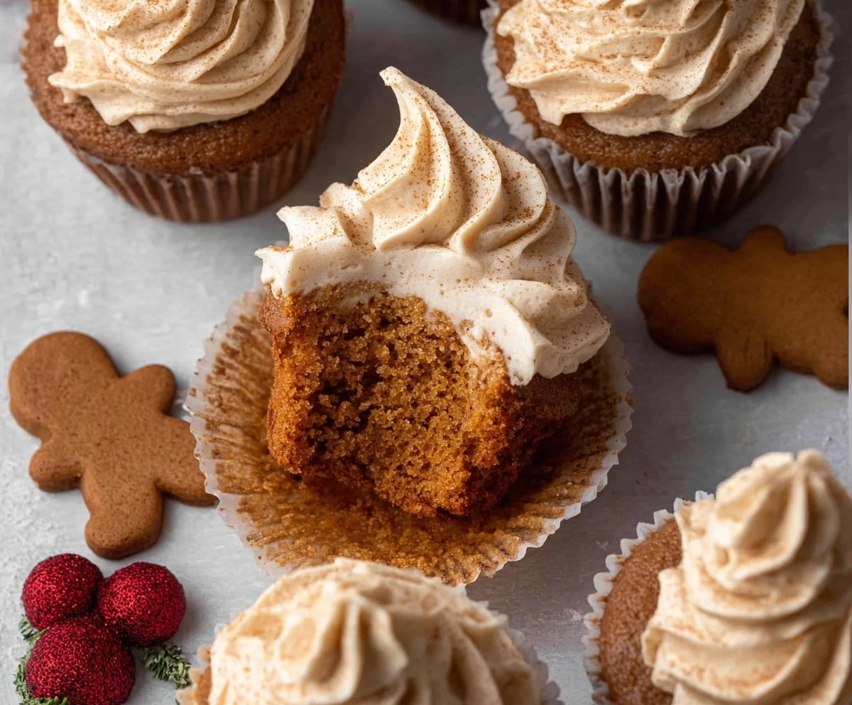 Gingerbread Cupcakes