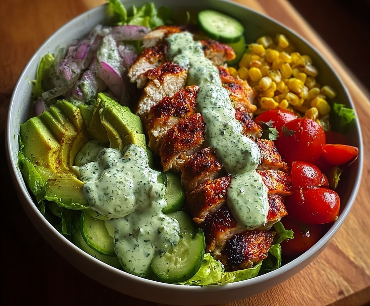 Grilled Chicken Avocado Power Bowl