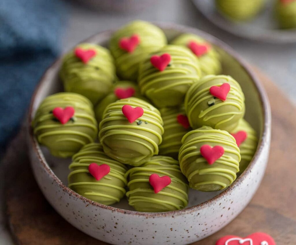 Grinch Oreo Truffles