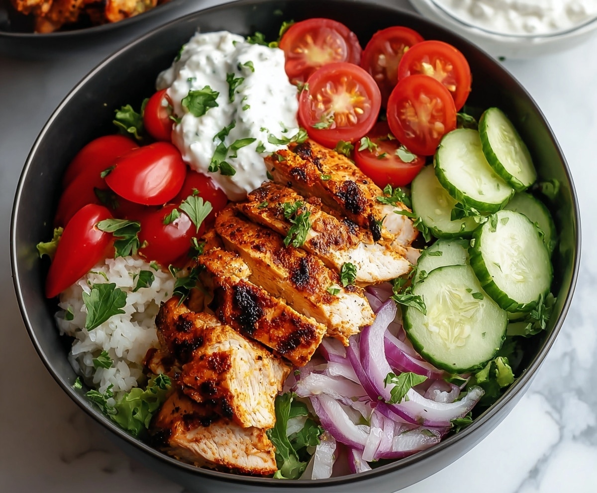 Healthy Chicken Shawarma Bowl