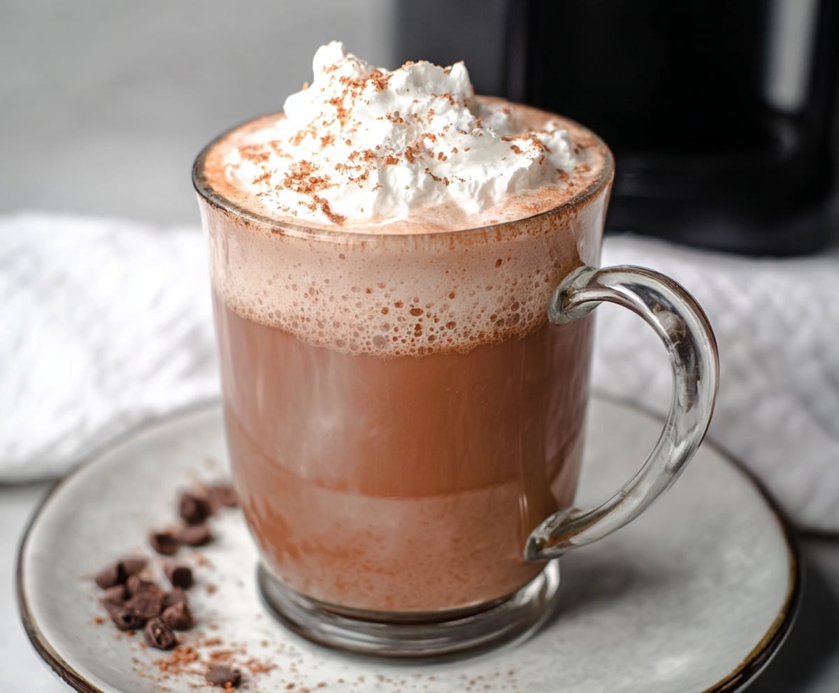 Homemade Mocha Latte
