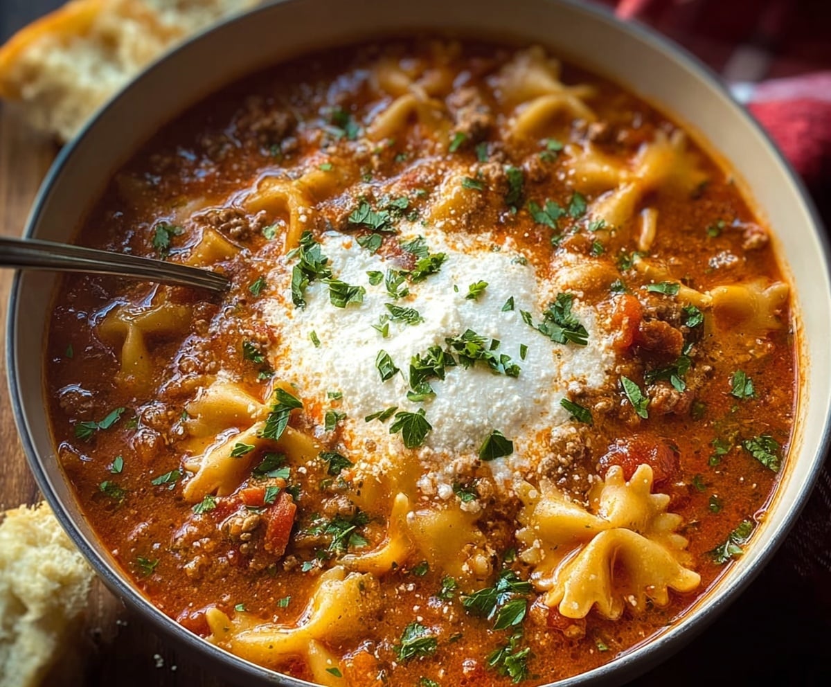 Lasagna Soup