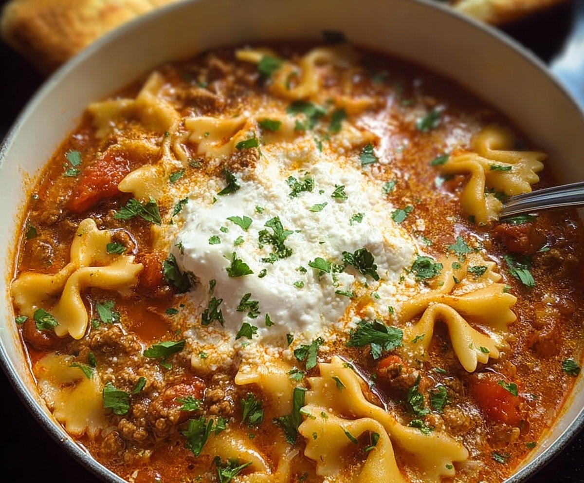 Lasagna Soup