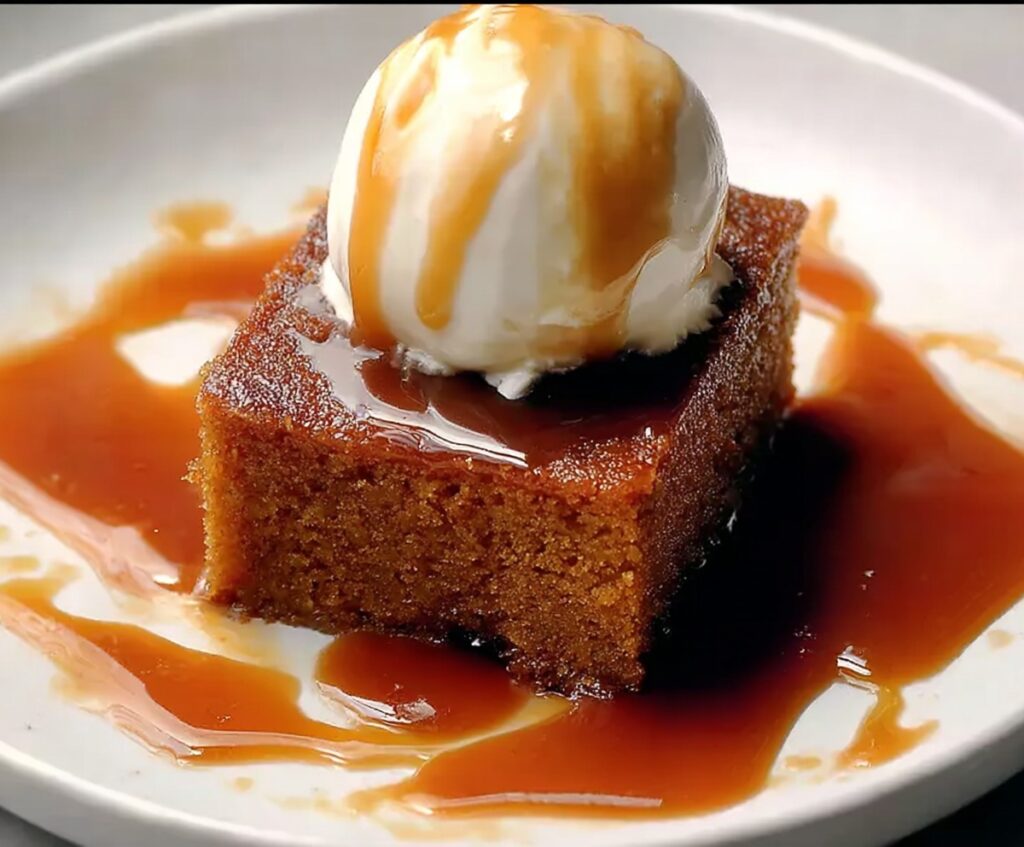 moist sticky toffee pudding without dates