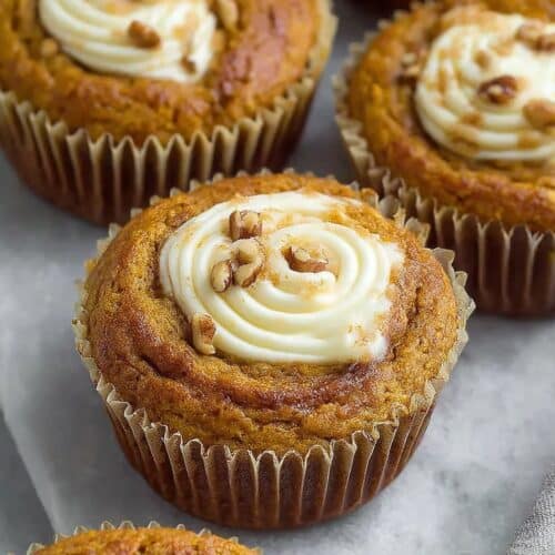 Pumpkin cream cheese muffins