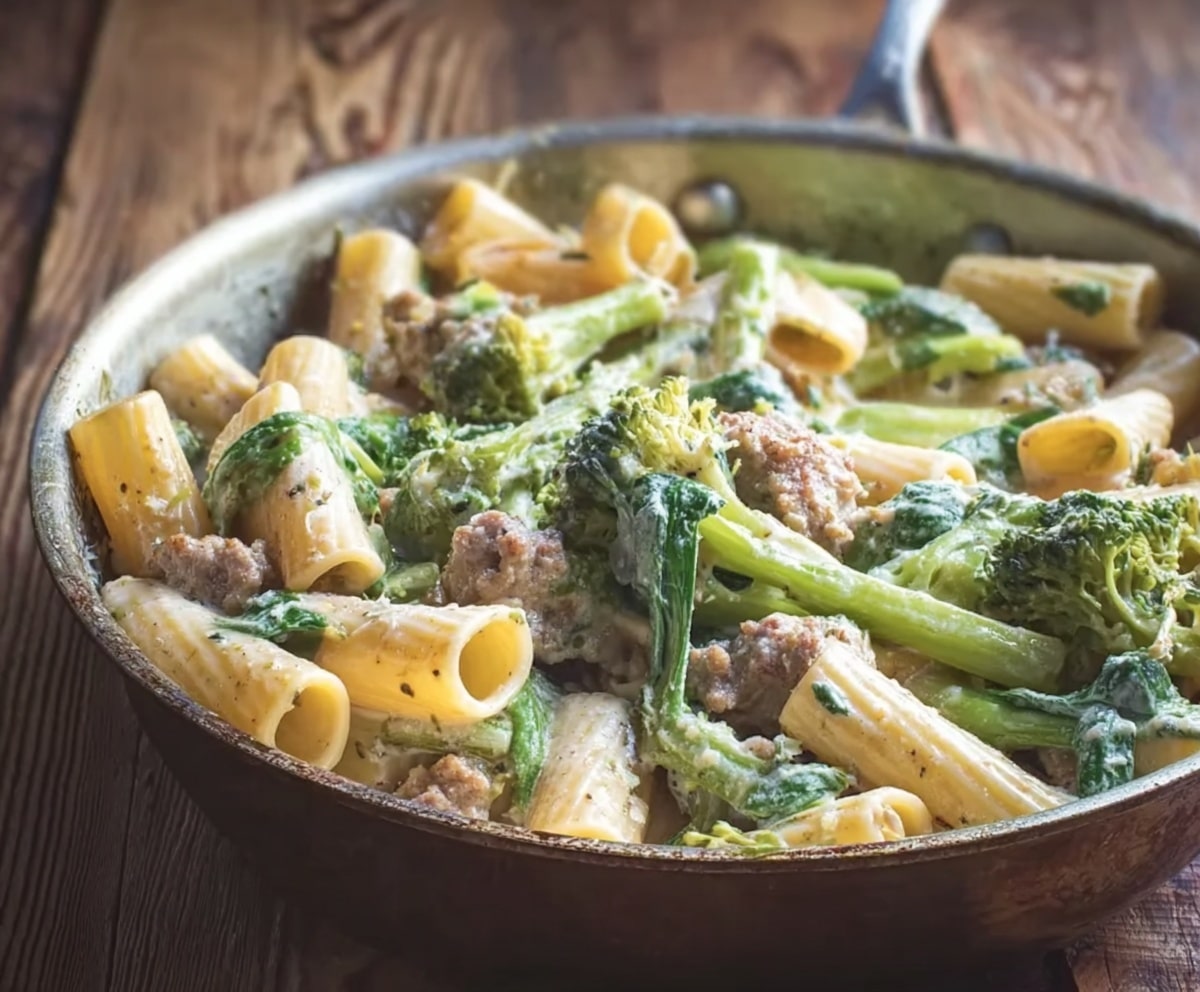 Rigatoni with Broccoli and Sausage