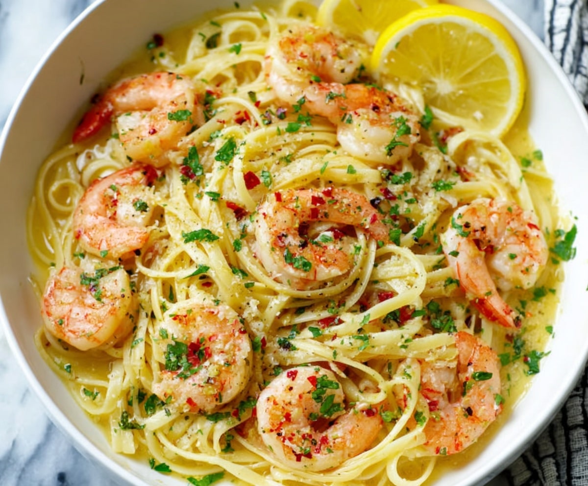 Shrimp Scampi Pasta Recipe