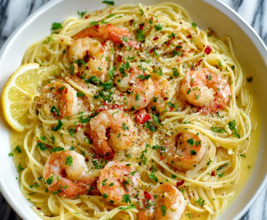 Shrimp Scampi Pasta