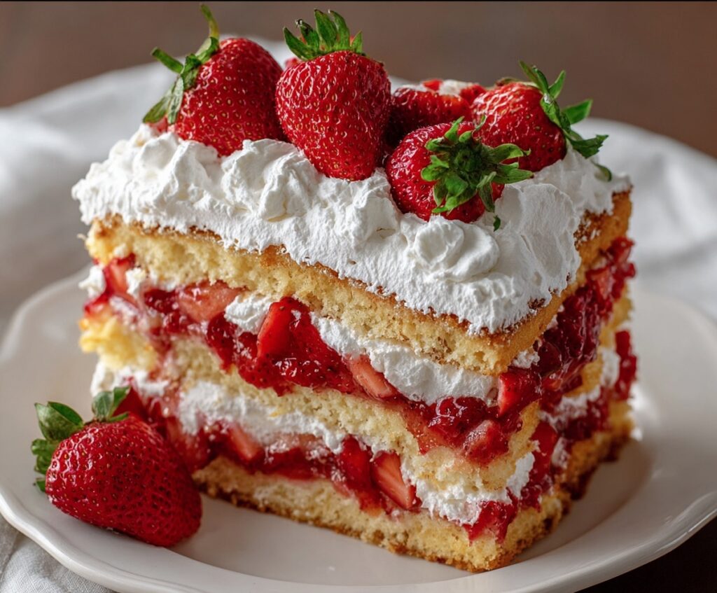 Strawberry Shortcake Cake