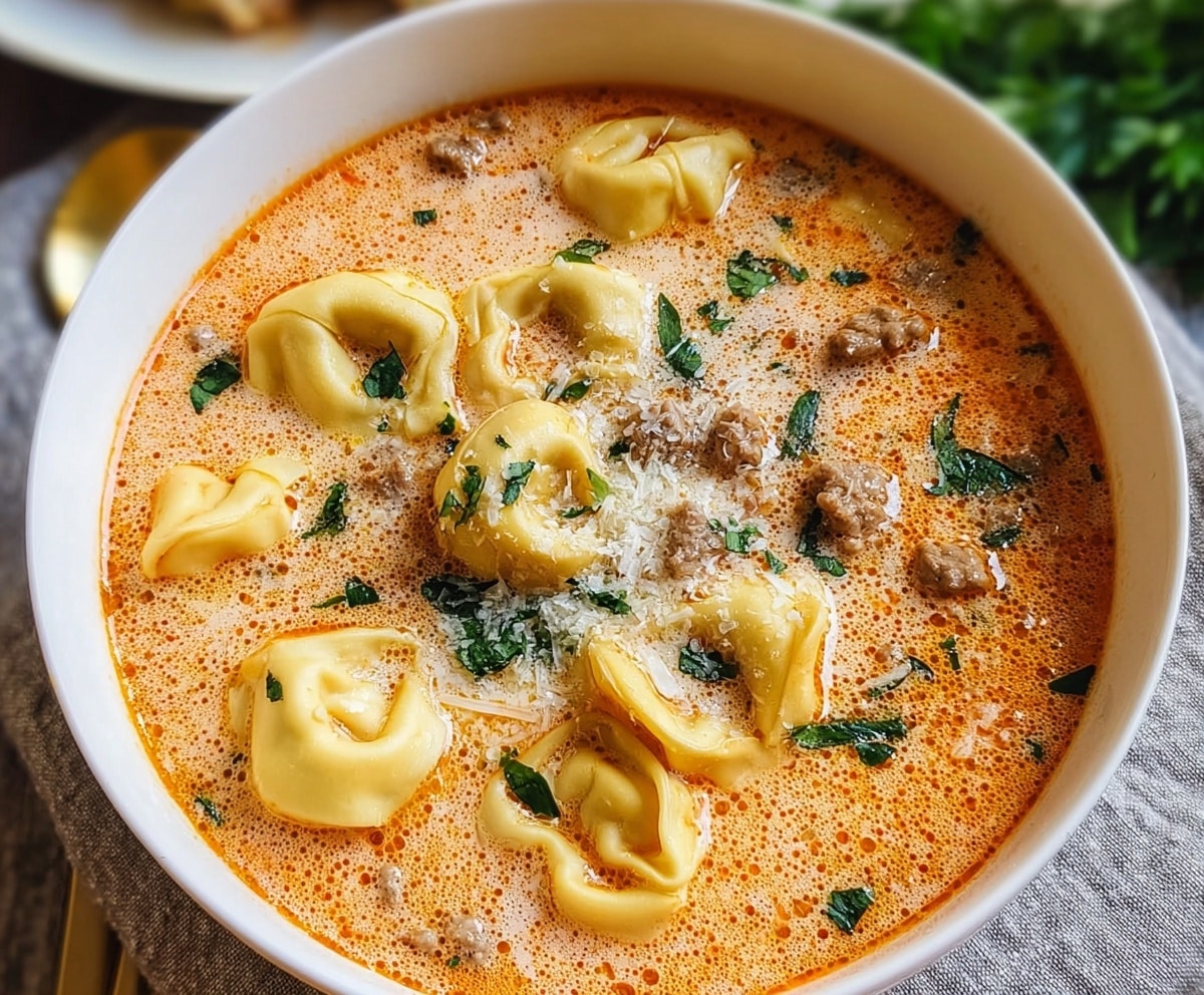 Creamy Tortellini Soup