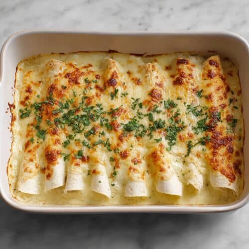 White Chicken Enchiladas