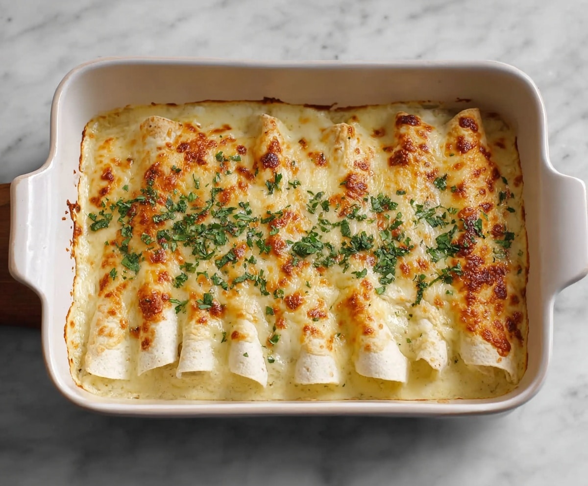 White Chicken Enchiladas Recipe