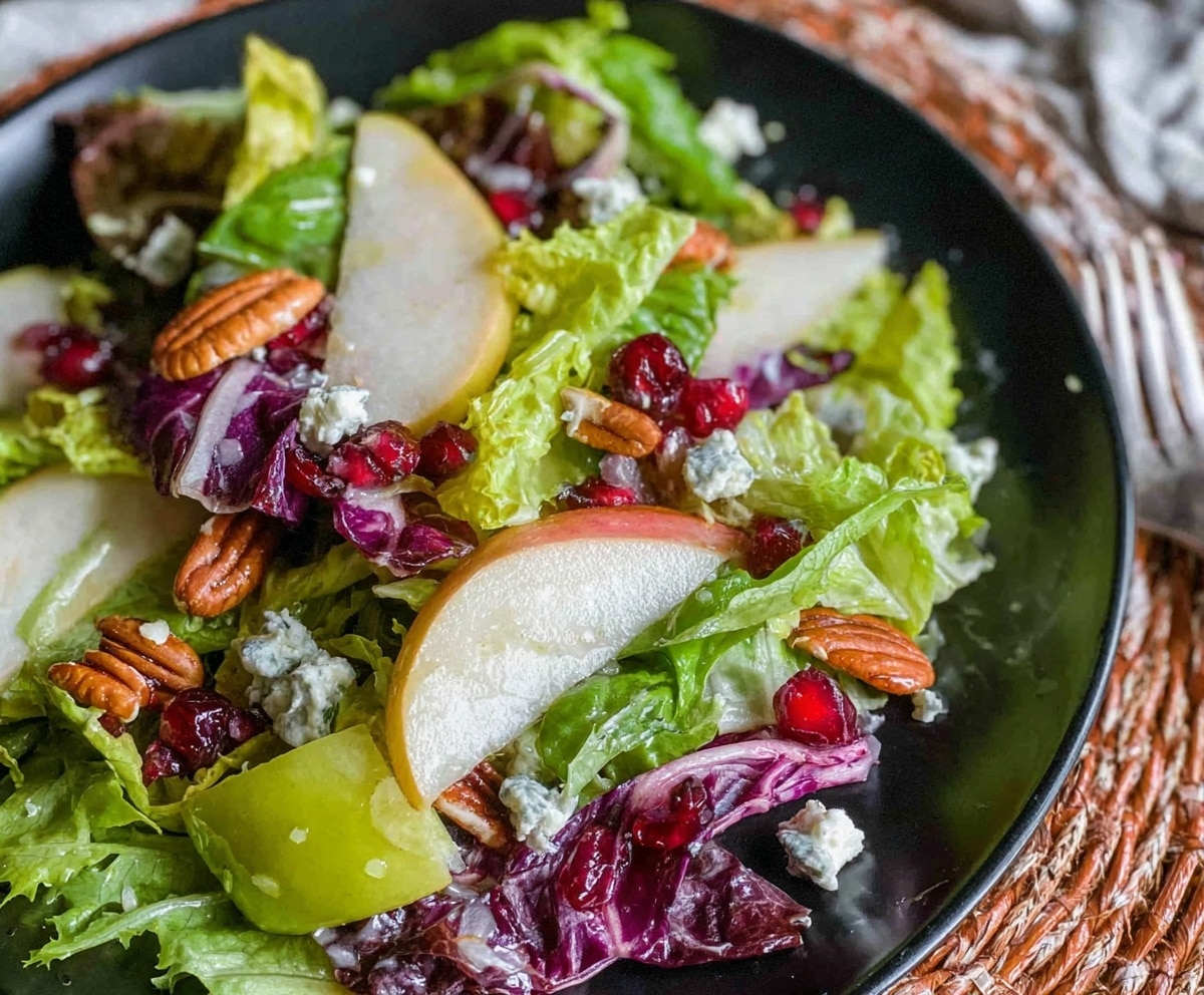 Winter Salad with Homemade Vinaigrette
