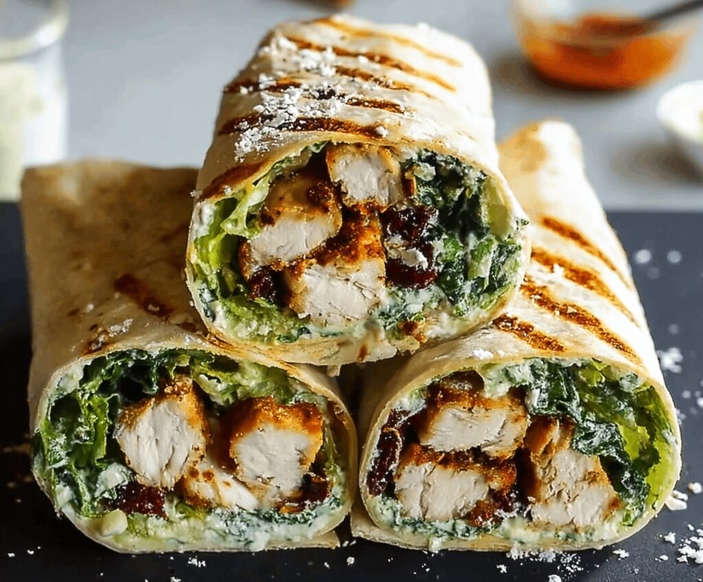 chicken ceasar wrap