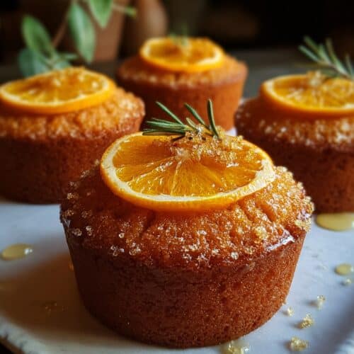 orange ginger honey cakes